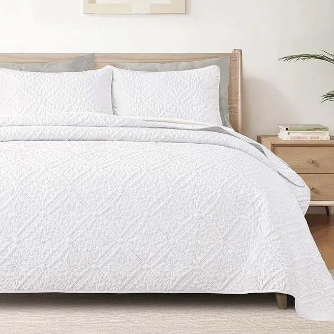 Organic Exclusivo Mezcla California King Quilt Bedding Set Lightweight Soft Bedspreads Luxury