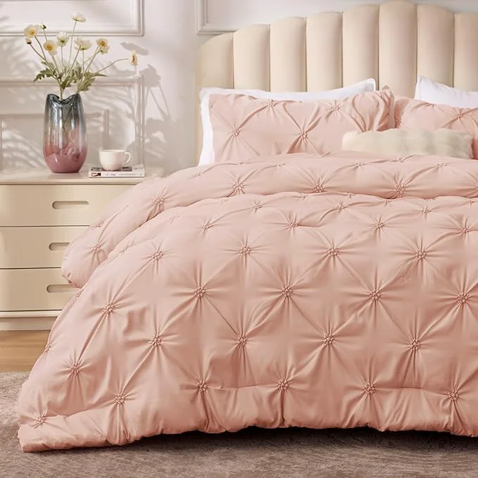 Powerful BEDELITE Dusty Pink Queen Comforter Set Genuine