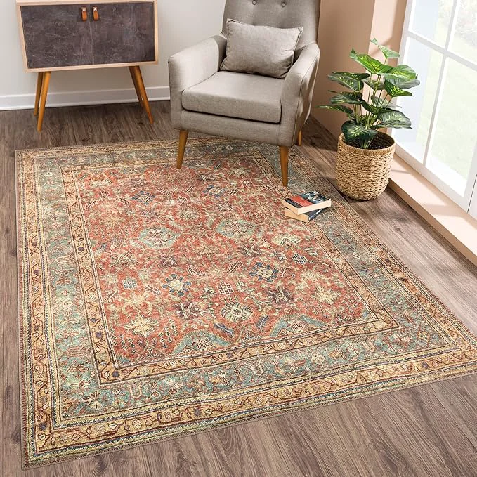 Soft Bloom Rugs Washable Non-Slip 6′ x 9′ Rug High-Quality