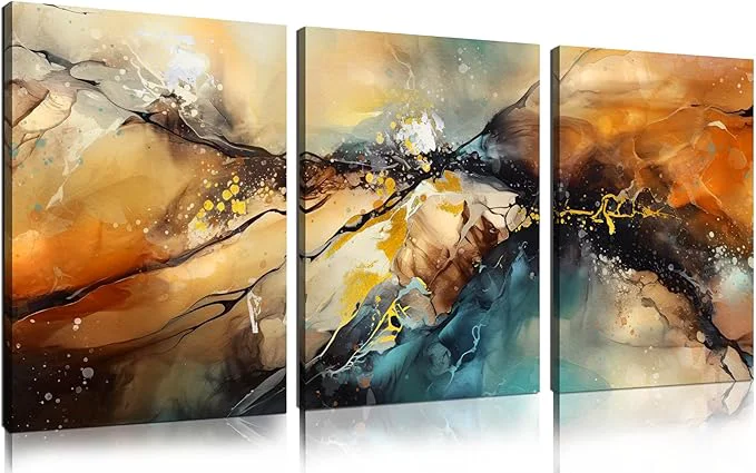 Quality HUBOSKN Abstract Canvas Wall Art Exclusive