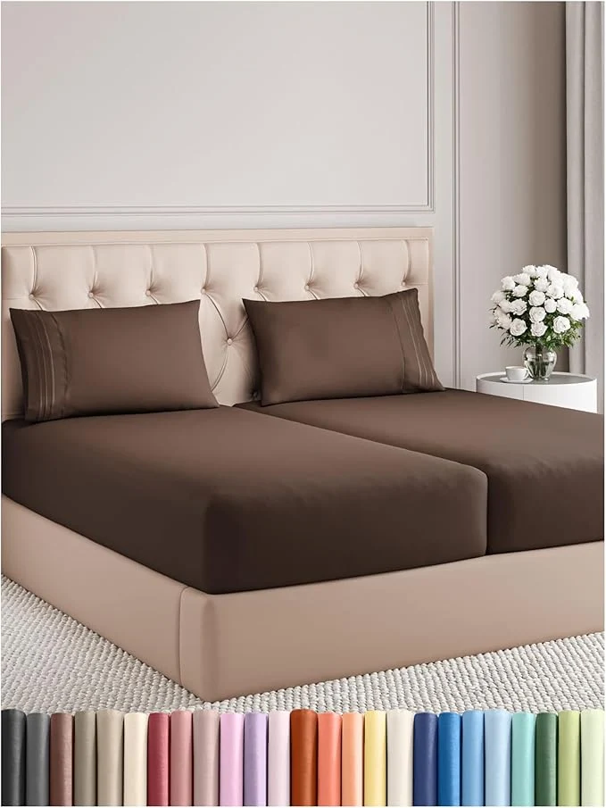 High-Quality Split King Size 5 Piece Sheet Set Exceptional