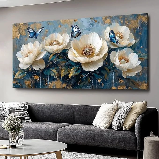 Practical Flowers Canvas Wall Art Fashionable