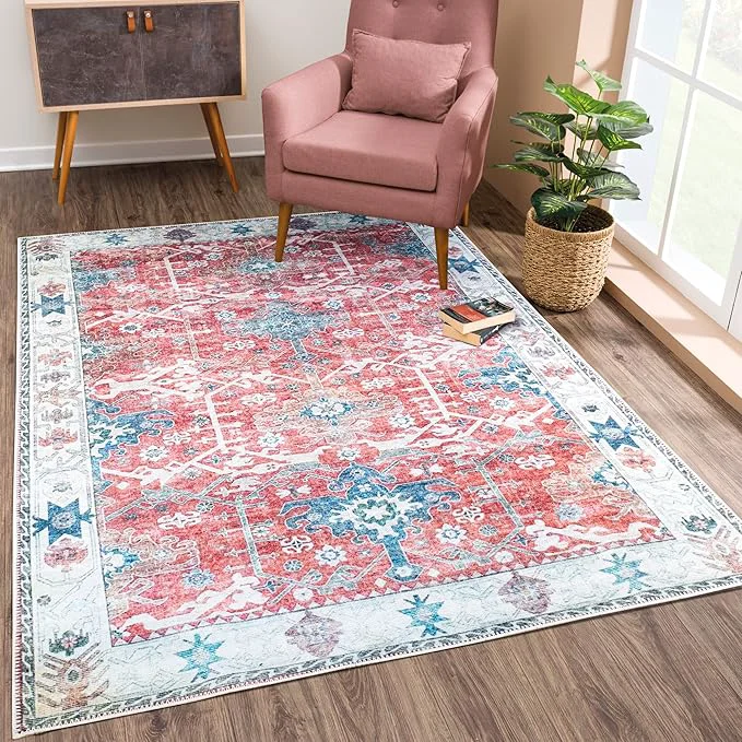 Authentic Bloom Rugs Washable Non-Slip 6′ x 9′ Rug Superior