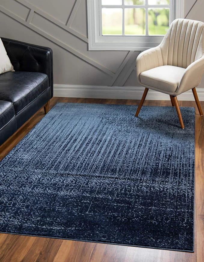 Smooth Unique Loom Del Mar Collection Area Rug Proven
