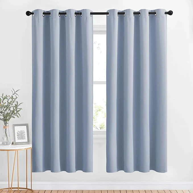 Solid NICETOWN Blackout Curtains Drapery Panels Organic