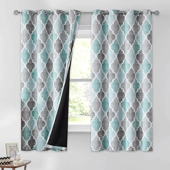 Top-Quality Beauoop Blackout Curtains 45 Inches Long 2 Panels Dependable