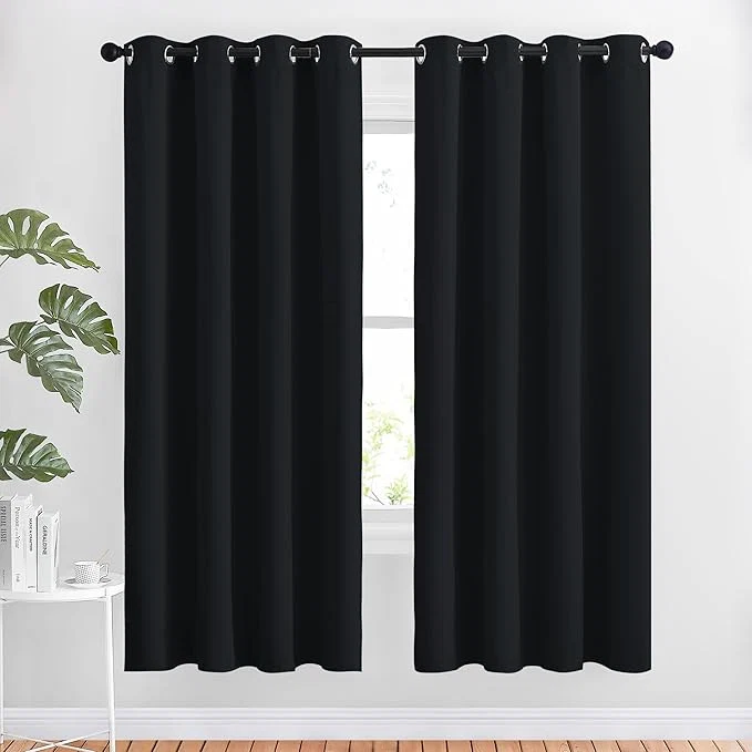 Long-Lasting NICETOWN Blackout Curtain Panels 72 inches Green