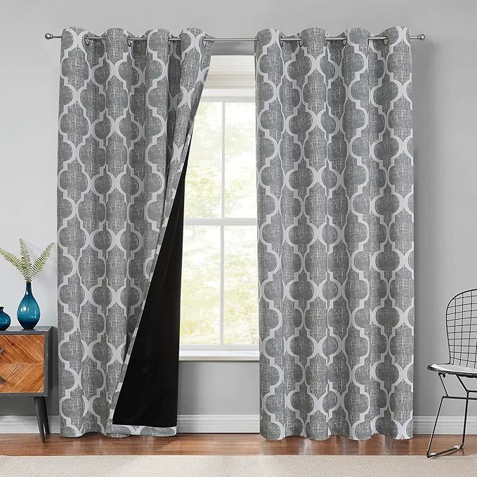 Excellent Beauoop Blackout Curtains 96 Inches Long 2 Panels High-End