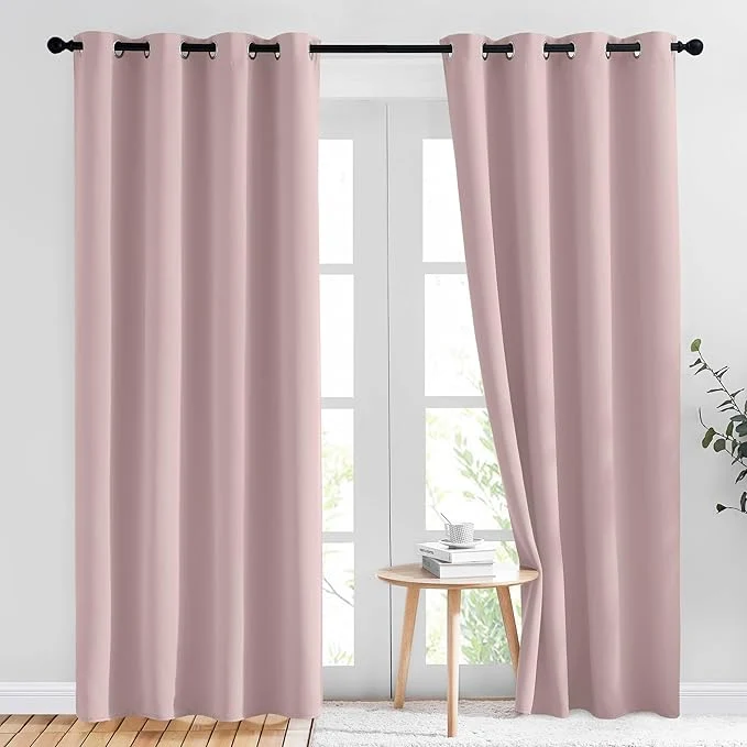 Detailed NICETOWN Light Block Window Curtains 84 Length Responsible