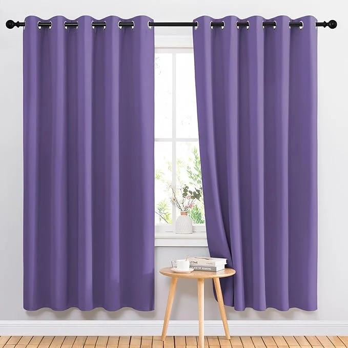Smooth NICETOWN Blackout Curtains for Girls Room Genuine