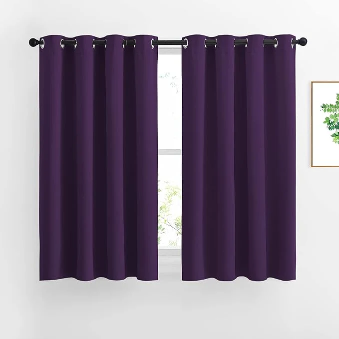 Green NICETOWN Blackout Curtains for Living Room Artisan