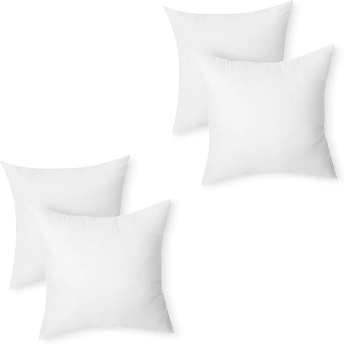 Fine Crafted Amazon Basics Square Hypoallergenic Pillow Insert Sofa Bed Couch Decorative World-Class