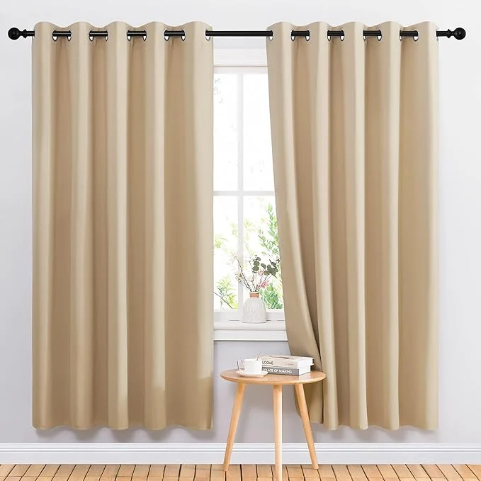 Eco-Friendly NICETOWN Blackout Draperies Curtains Panels Minimalist