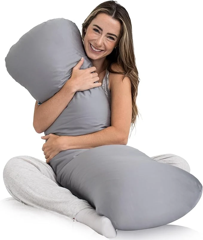 Convenient Weighted Body Pillow 8lbs Certified