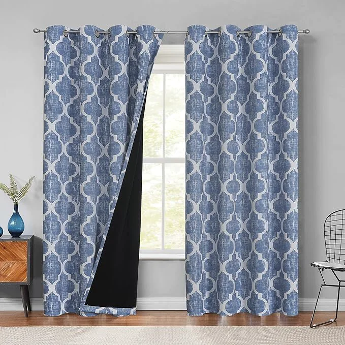 Comfortable Beauoop Blackout Curtains 84 Inches Long 2 Panels Premium