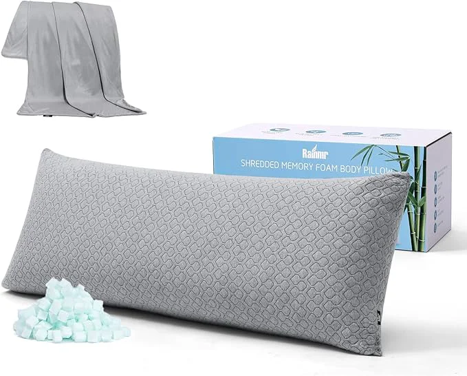 Traditional Thick Memory Foam Body Pillow Versatile