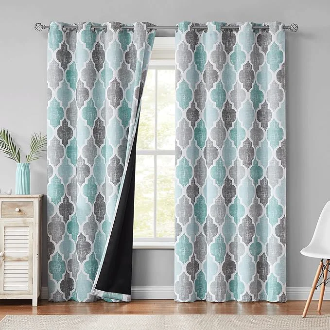 Casual Beauoop Blackout Curtains 96 Inches Long 2 Panels Carefully Designed