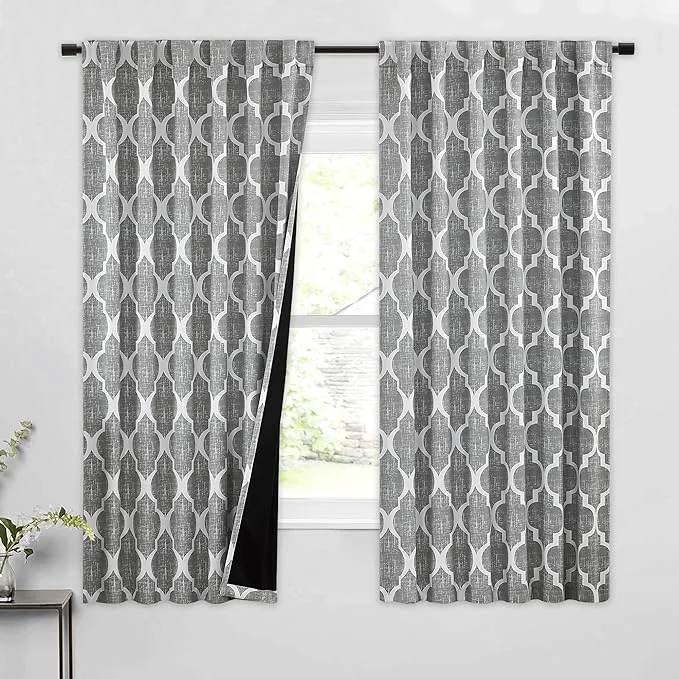 Premium Material Beauoop Blackout Curtains 63 Inches Long 2 Panels Fine