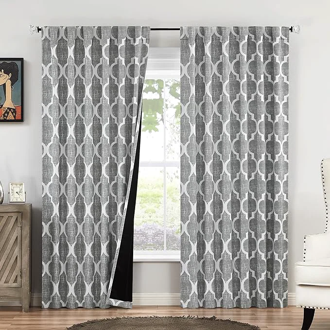 Comfortable Beauoop Blackout Curtains 96 Inches Long 2 Panels Green