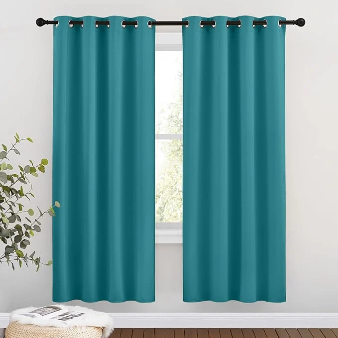 Fashionable NICETOWN Room Darkening Window Curtains Drapes Fine