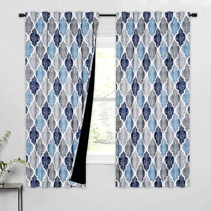 Luxury Beauoop Blackout Curtains 63 Inches Long 2 Panels Proven