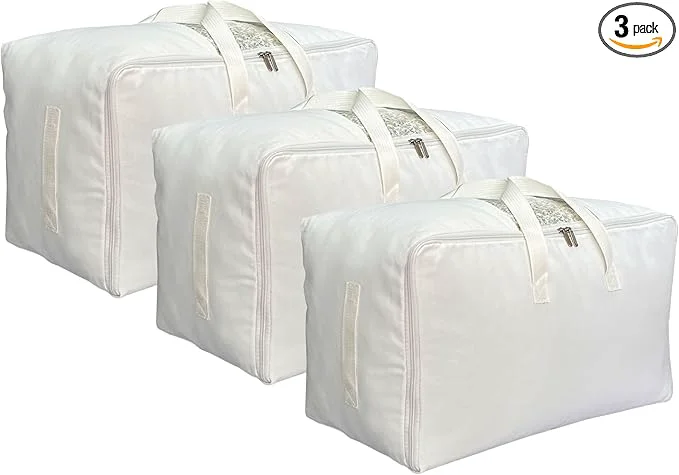 Organic Soft Large Canvas Comforter Storage Bags World-Class