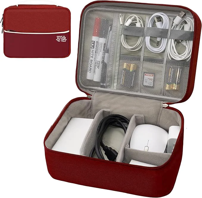 Unique Electronics Organizer Travel Cord Organizer Pouch Portable Cable Organizer Reusable