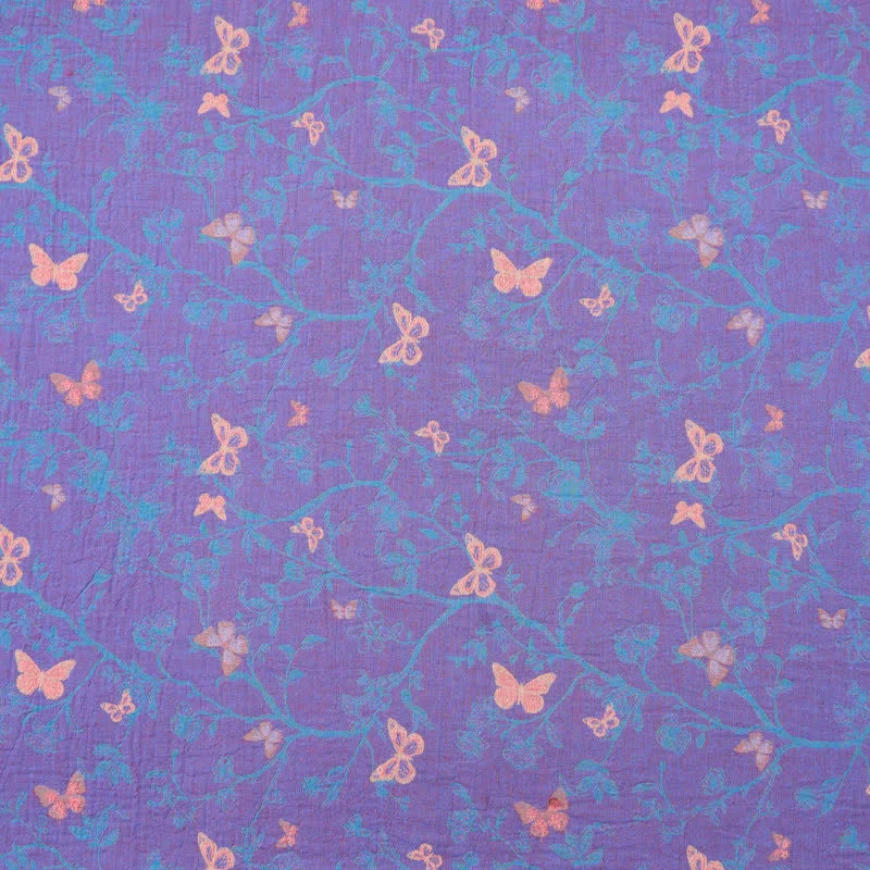 Recyclable Ownkoti Butterfly Vine Cotton Jacquard Fabric Superior