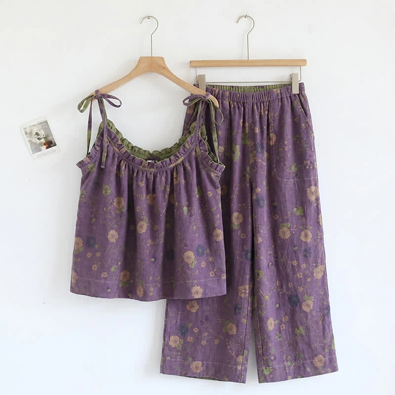 Safe Ownkoti Wildflower Floral Cami amp Pants Set Fashionable