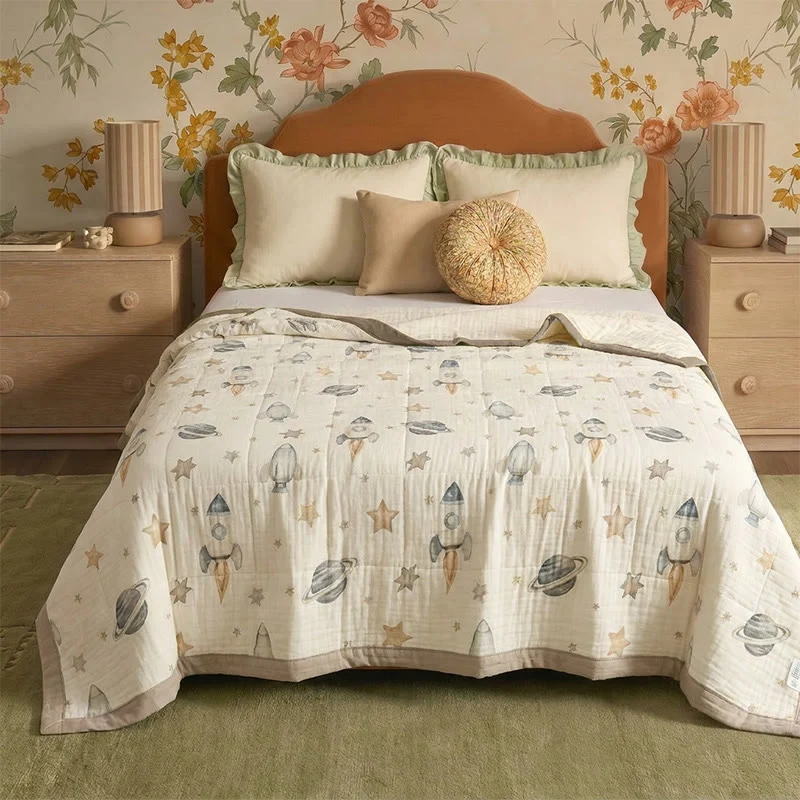 Genuine Ownkoti Space Dream Cotton Gauze Blanket Powerful