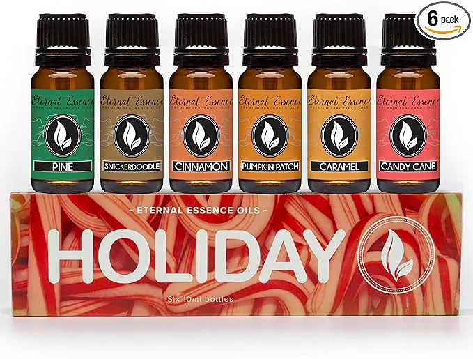 Soft Eternal Essence Oils Holiday Set of 6 Premium Fragrance Oils Casual