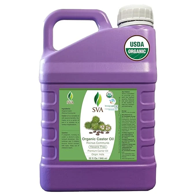 Crafted SVA Castor Seed Oil Organic Modern