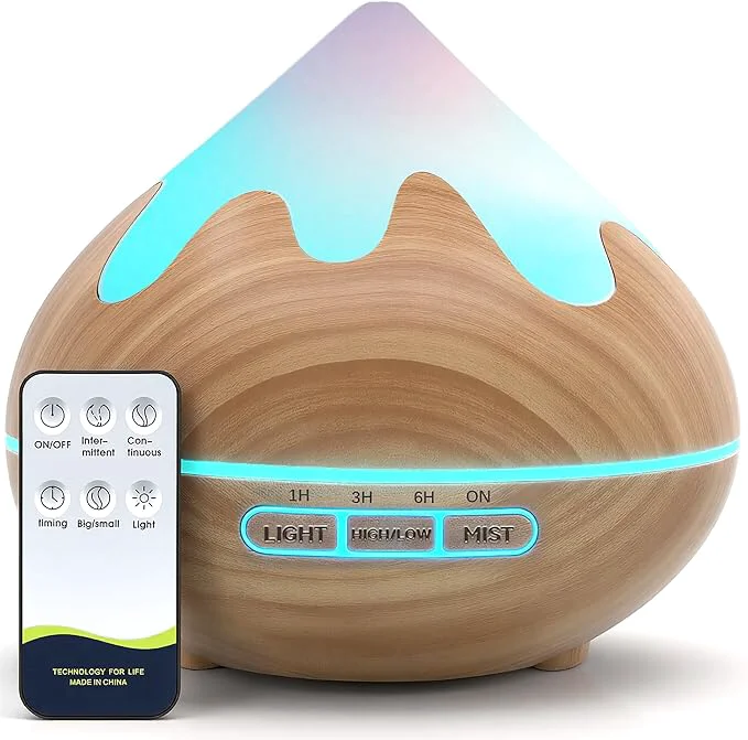 Soft 500ML Essential Oil Diffuser Aromatherapy Diffuser Easy-to-Use