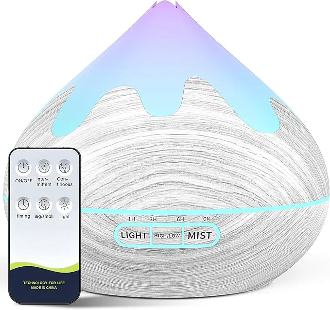 Soft 500ML Essential Oil Diffuser Large Aromatherapy Diffuser Solid