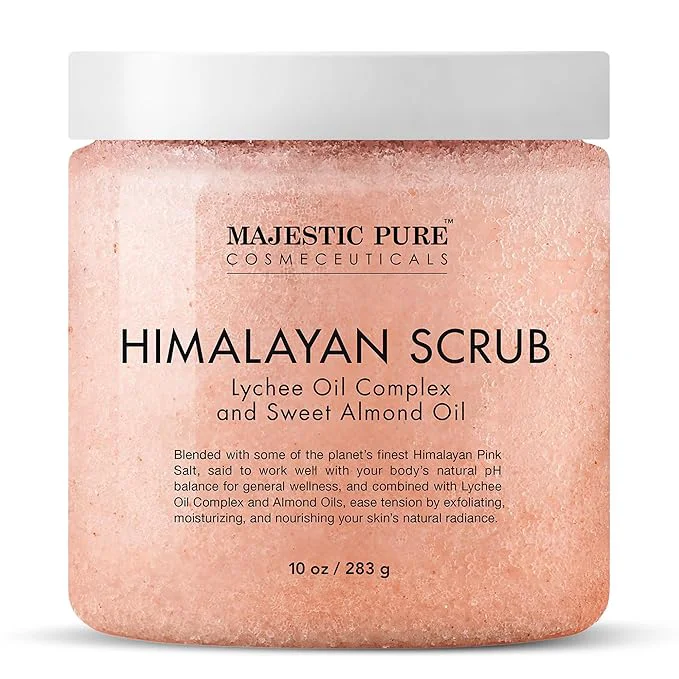 Convenient MAJESTIC PURE Himalayan Salt Body Scrub Outstanding