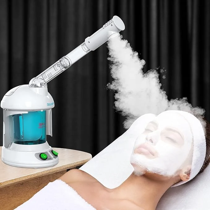World-Class Facial Steamer – DENFANY Nano Ionic Face Steamer – Portable Facial Steamer Luxury