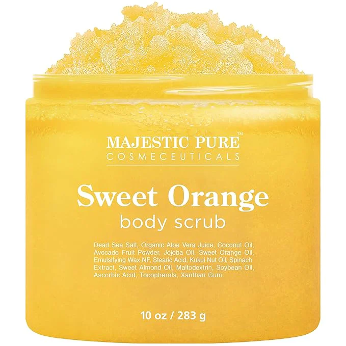 Convenient Majestic Pure Sweet Orange Body Scrub Casual