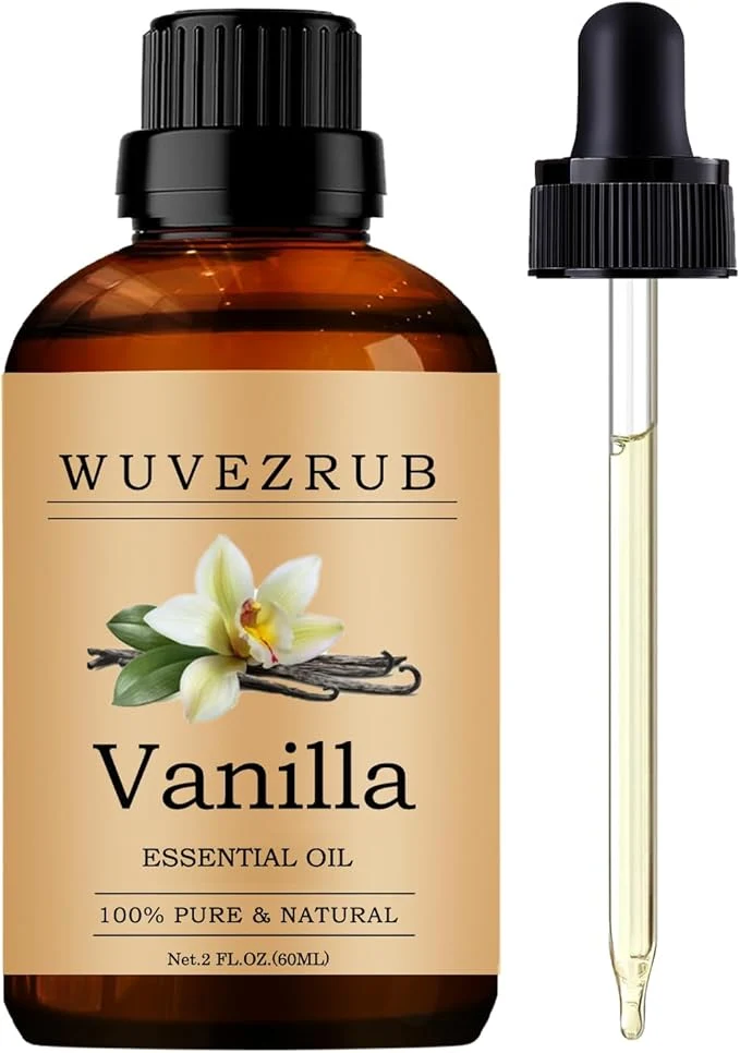 Official Vanilla Essential Oils 60ML Pure and Natural Essential Oil Convenient