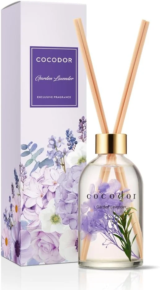 Flexible COCODOR Herbarium Reed Diffuser Garden Lavender 6.7oz Fragrance Scent Minimalist