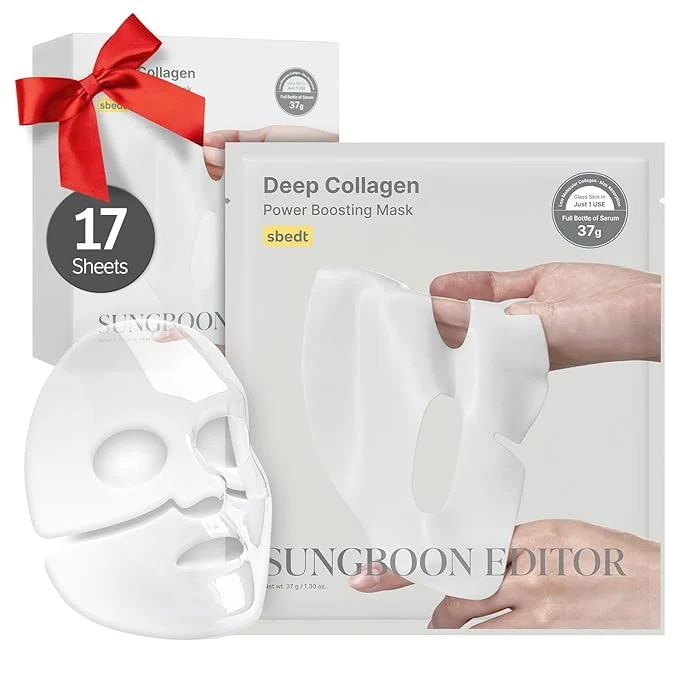 Reliable SUNGBOON EDITOR Deep Collagen Overnight mask 37gx17ea Collagen 2 000PPB Secure