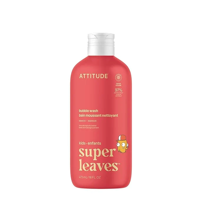 Unique Attitude Bubble Wash for Kids EWG Bubble Bath Hair Shampoo and Body World-Class