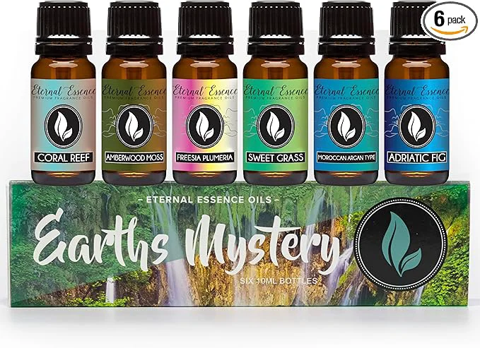 Smooth Eternal Essence Oils Earths Mystery Set of 6 Premium Fragrance Oils Efficient