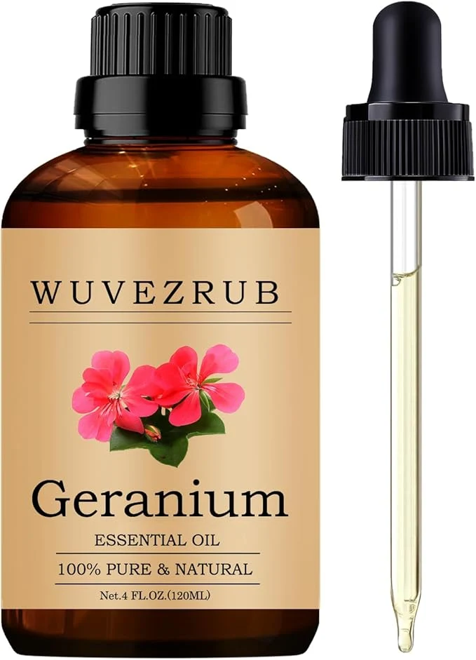 Fine Geranium Essential Oils 120ML Pure and Natural Essential Oil Premium