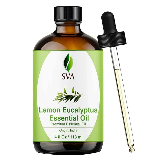 Consistent SVA Lemon Eucalyptus Essential Oil – 4 Fl Oz – Natural Citriodora Oil Top-Quality