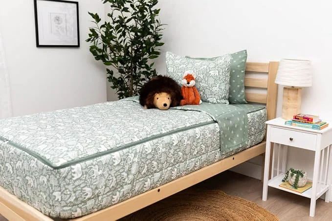 High-Performance Beddy 39 s Fantasy Woodland Girls Durable Zipper Bedding for Kids Bed in a Bag Green Sheets amp Comforter with Animal amp Woods Design Includes Pillowcase amp Pillow Sham Easy to Make amp Wash Artisan