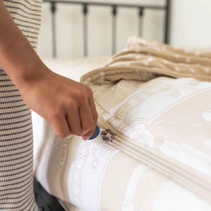 Specialty Beddy 39 s Trucks Theme Boys Durable Zipper Bedding for Kids Bed in a Bag Tan Sheets amp Comforter with Construction Trucks amp Cars Includes Pillowcase and Pillow Sham Easy to Make and Wash Excellent