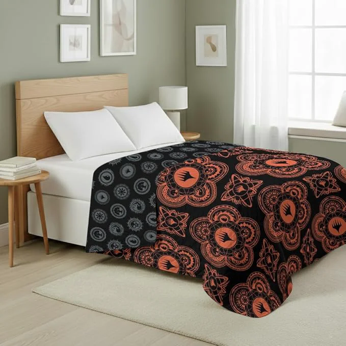 Next-Generation Northwest The Gathering al Sorcerey Full Queen Quilted Blanket Comfy Throw Adults Boys Girls Soft Lightweight Bedding for Bed or Couch 90 x 90 inches Environmentally Friendly