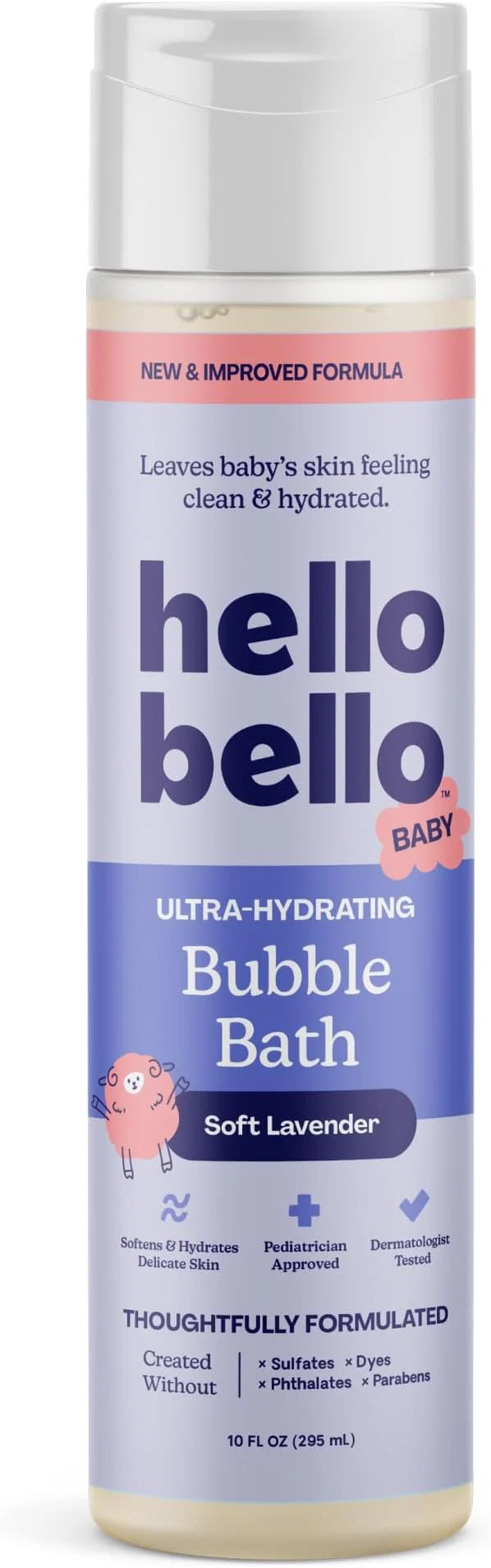 Responsible Hello Bello Ultra-Hydrating Baby Bubble Bath Soft Lavender Scented Tear Clean