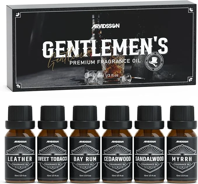 Optimized Essential Oils for Men ARVIDSSON Masculine Essential Oils Manly Fragrance Carefully Designed