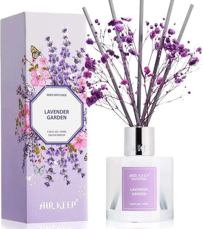Official Airkeep Reed Diffuser Set 3.38 fl oz Clean